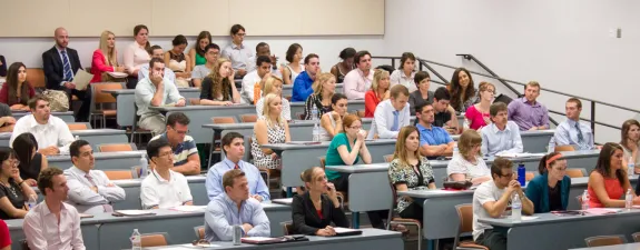 students in lecture